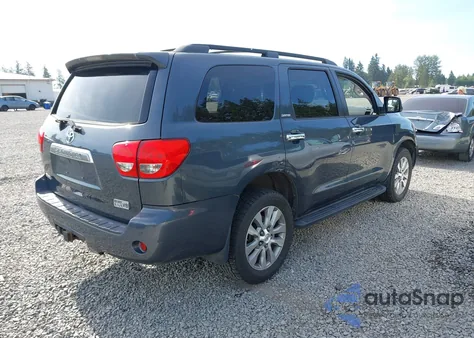 2008 Toyota Sequoia Limited 5.7L V8 из США, поврежденный, VIN 5TDBY68A98S014652